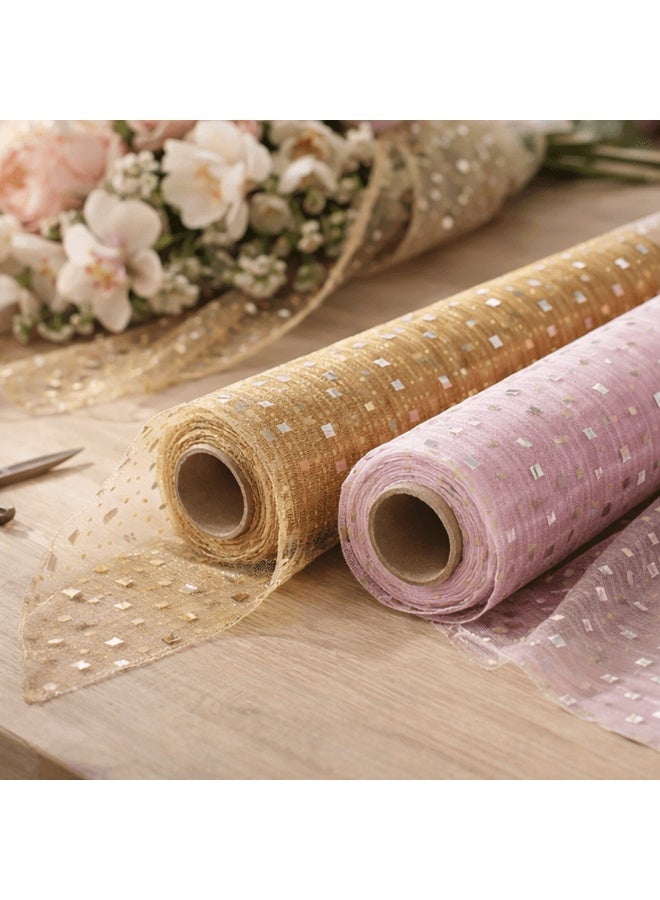 Si Bonne Premium Decorative Floral Wrapping Roll for Bouquet Wrapping, Gift Packaging, Wedding Flower Arrangements and Event Decoration - Image 2